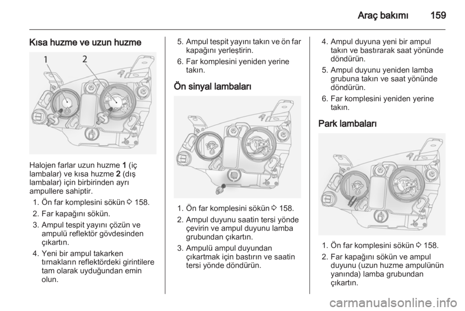 OPEL ANTARA 2012.5  Sürücü El Kitabı (in Turkish) 