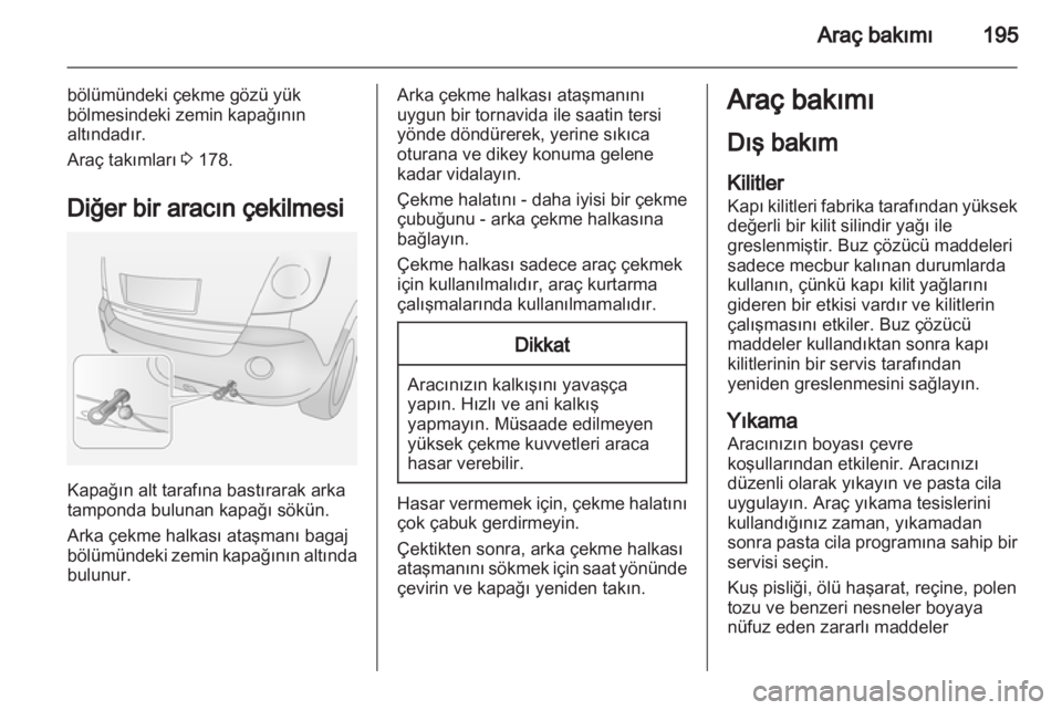 OPEL ANTARA 2013.5  Sürücü El Kitabı (in Turkish) 