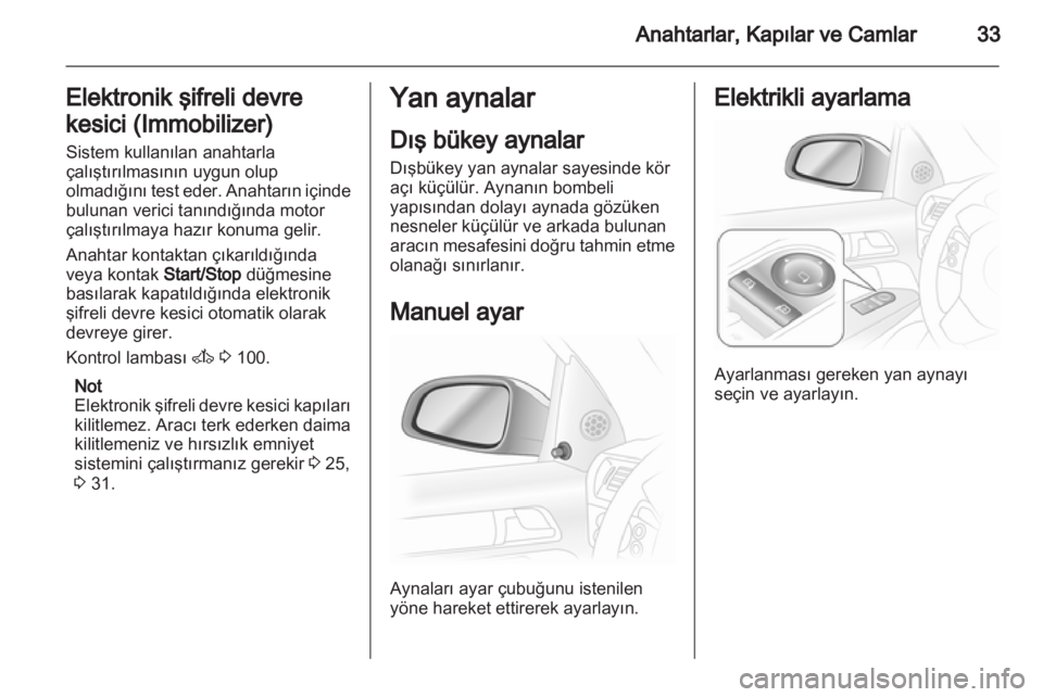 OPEL ASTRA H 2011  Sürücü El Kitabı (in Turkish) 