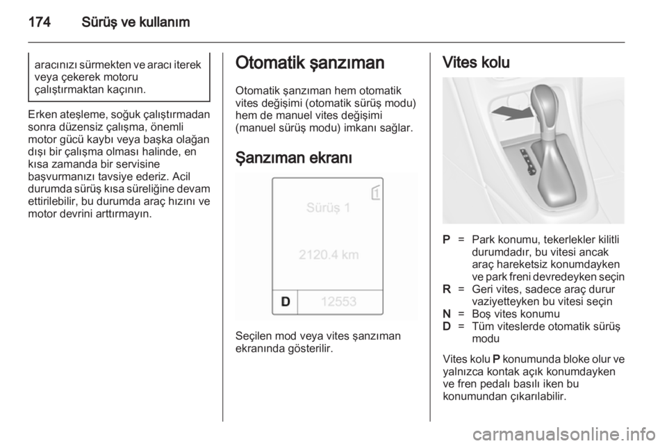 OPEL ASTRA J 2013.5  Sürücü El Kitabı (in Turkish) 