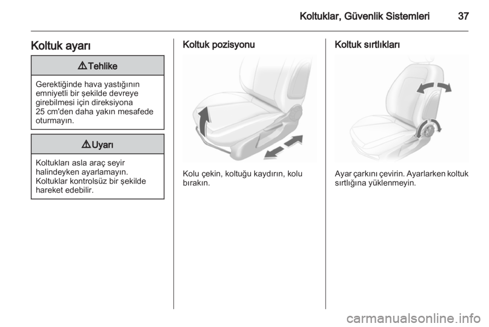 OPEL CORSA 2011  Sürücü El Kitabı (in Turkish) 