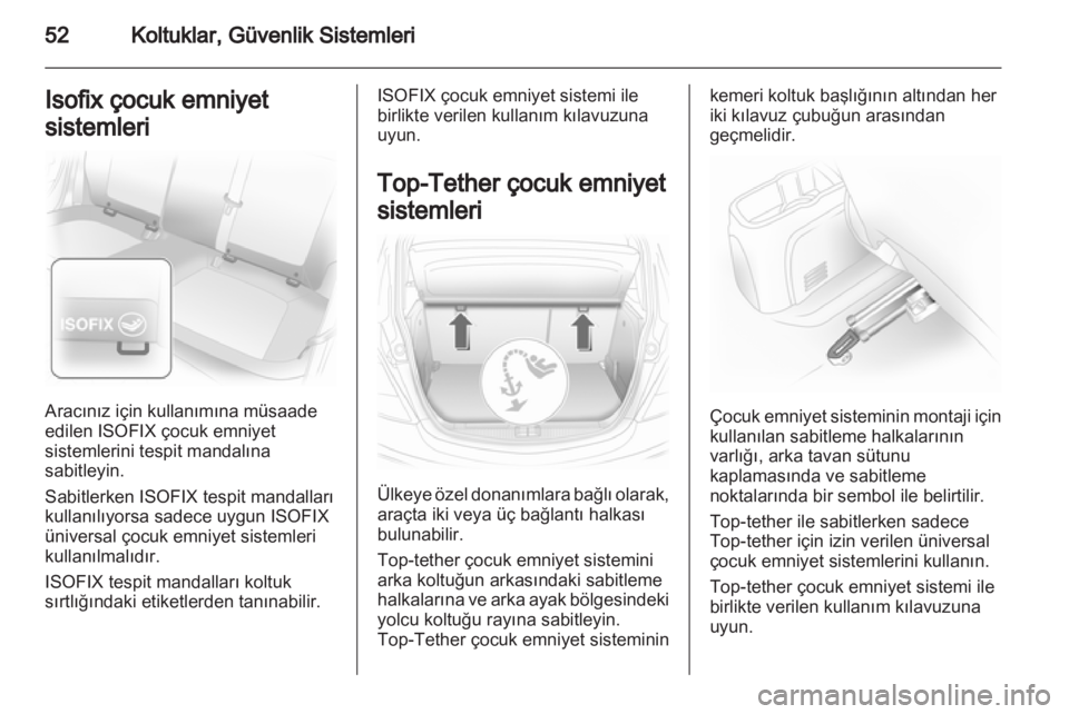 OPEL CORSA 2013.5  Sürücü El Kitabı (in Turkish)  OPEL CORSA 2013.5  Sürücü El Kitabı (in Turkish)