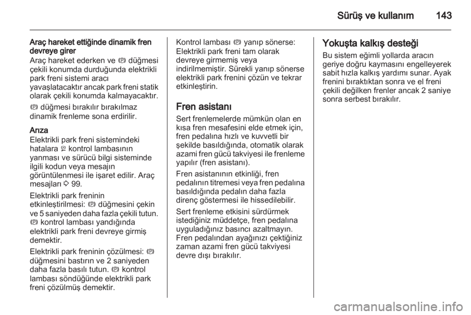 OPEL INSIGNIA 2010.5  Sürücü El Kitabı (in Turkish) 
