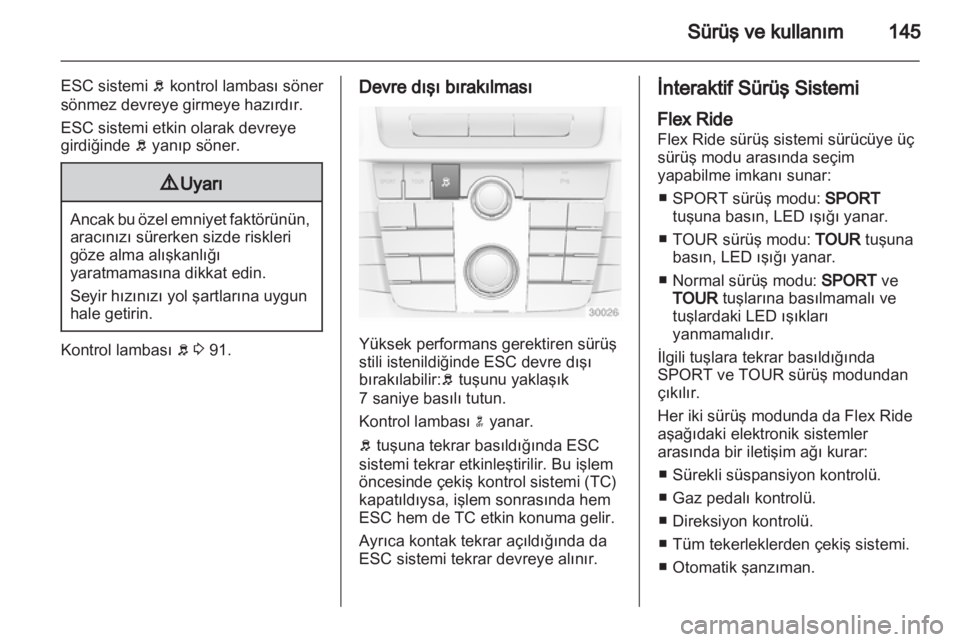 OPEL INSIGNIA 2010.5  Sürücü El Kitabı (in Turkish) 