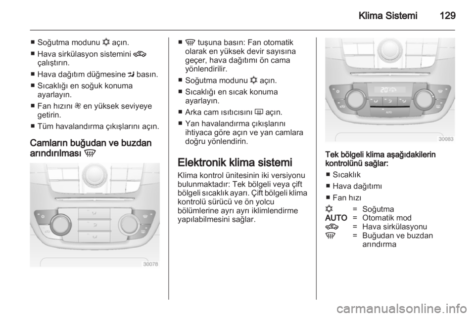 OPEL INSIGNIA 2012.5 Sürücü El Kitabı (in Turkish) OPEL INSIGNIA 2012.5 Sürücü El Kitabı (in Turkish)