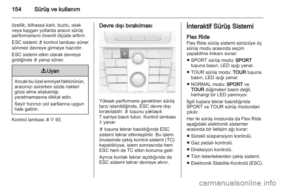 OPEL INSIGNIA 2012.5  Sürücü El Kitabı (in Turkish) 