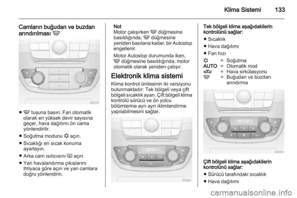 OPEL INSIGNIA 2013  Sürücü El Kitabı (in Turkish) 