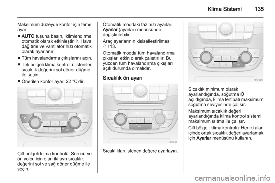 OPEL INSIGNIA 2013  Sürücü El Kitabı (in Turkish) 