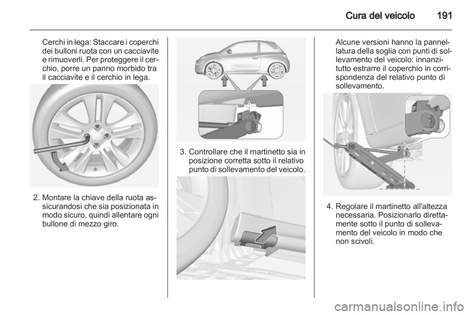 OPEL ADAM 2013.5 Manuale di uso e manutenzione (in Italian) OPEL ADAM 2013.5 Manuale di uso e manutenzione (in Italian)
