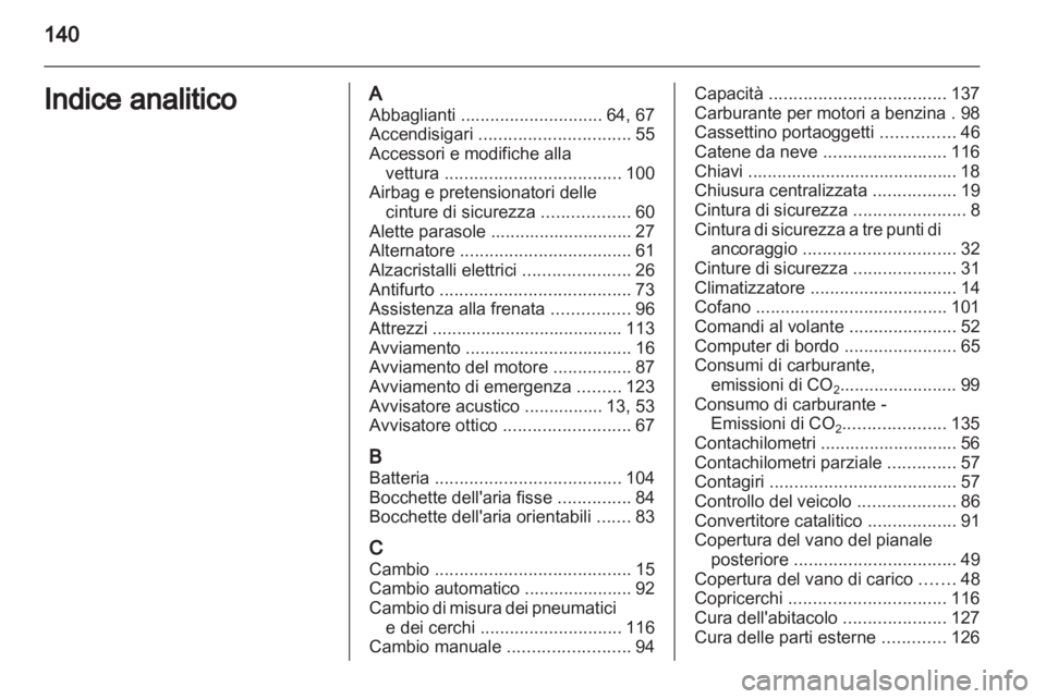 OPEL AGILA 2011  Manuale di uso e manutenzione (in Italian) 