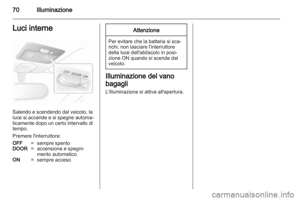 OPEL AGILA 2011  Manuale di uso e manutenzione (in Italian) 