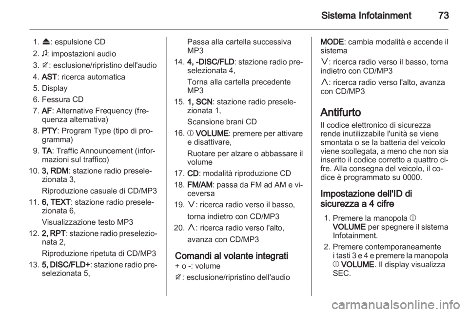 OPEL AGILA 2011  Manuale di uso e manutenzione (in Italian) 