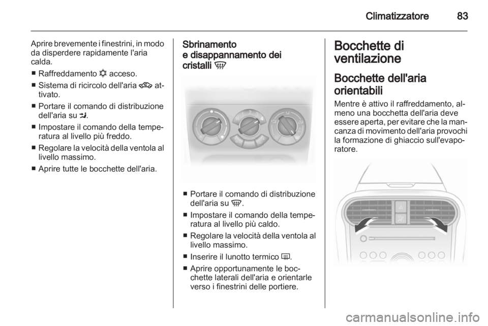 OPEL AGILA 2011  Manuale di uso e manutenzione (in Italian) 