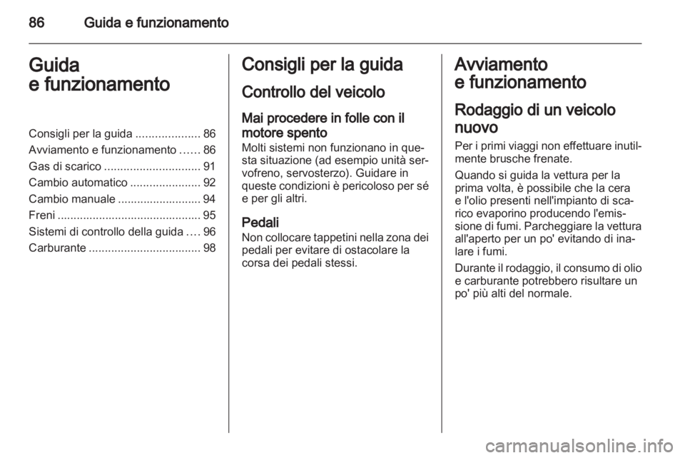 OPEL AGILA 2011  Manuale di uso e manutenzione (in Italian) 
