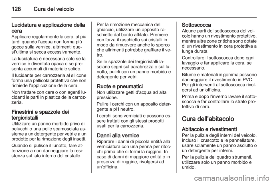 OPEL AGILA 2012.5  Manuale di uso e manutenzione (in Italian) 