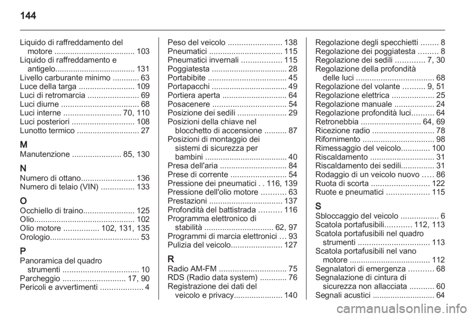 OPEL AGILA 2012.5  Manuale di uso e manutenzione (in Italian) 
