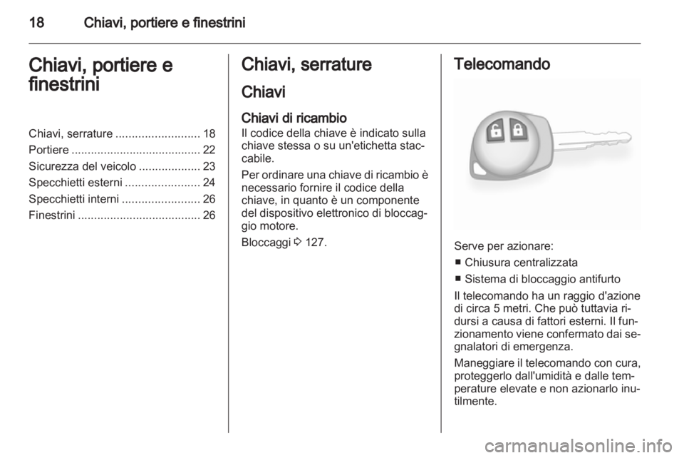 OPEL AGILA 2012.5  Manuale di uso e manutenzione (in Italian) 