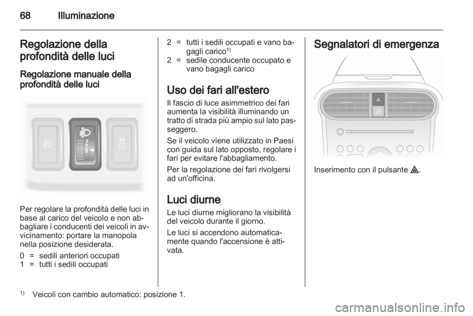 OPEL AGILA 2012.5  Manuale di uso e manutenzione (in Italian) 