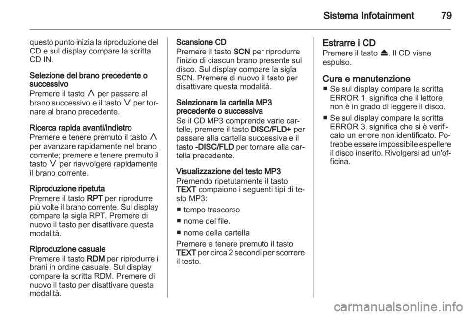 OPEL AGILA 2012.5  Manuale di uso e manutenzione (in Italian) 