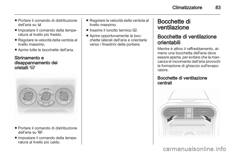 OPEL AGILA 2012.5  Manuale di uso e manutenzione (in Italian) 