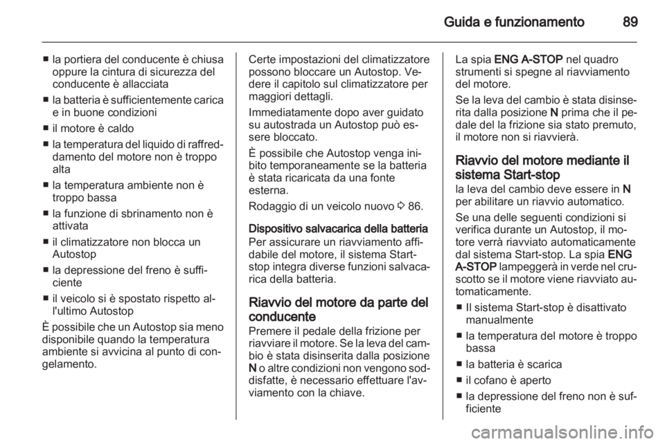 OPEL AGILA 2012.5  Manuale di uso e manutenzione (in Italian) 