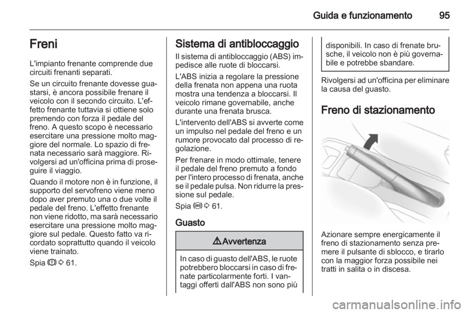 OPEL AGILA 2012.5  Manuale di uso e manutenzione (in Italian) 