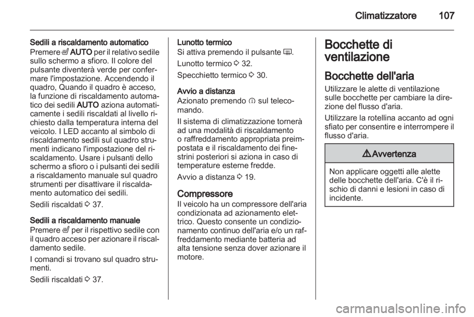 OPEL AMPERA 2012  Manuale di uso e manutenzione (in Italian) 