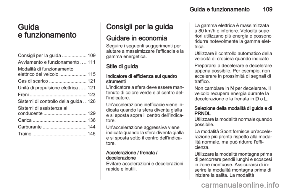 OPEL AMPERA 2012  Manuale di uso e manutenzione (in Italian) 