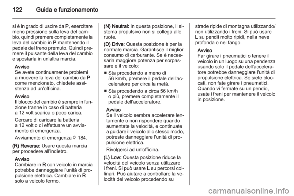 OPEL AMPERA 2012 Manuale di uso e manutenzione (in Italian) OPEL AMPERA 2012 Manuale di uso e manutenzione (in Italian)