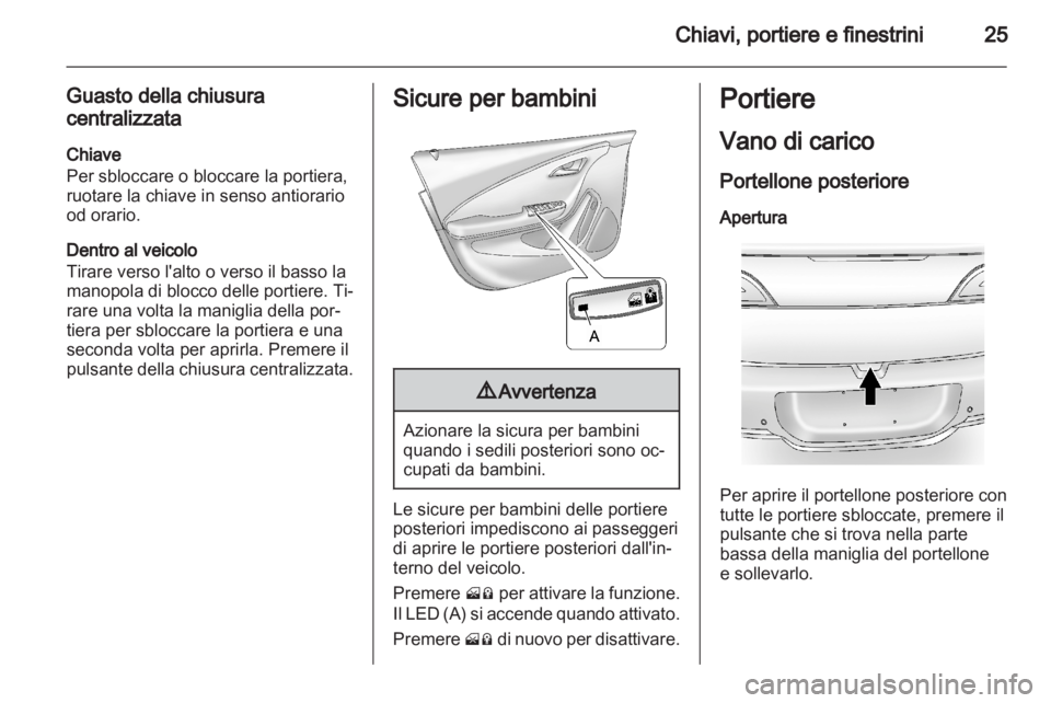 OPEL AMPERA 2012  Manuale di uso e manutenzione (in Italian) 