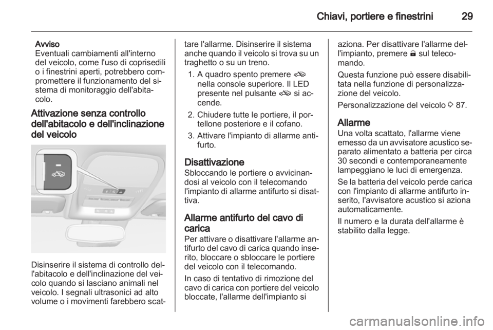 OPEL AMPERA 2012.5 Manuale di uso e manutenzione (in Italian) OPEL AMPERA 2012.5 Manuale di uso e manutenzione (in Italian)