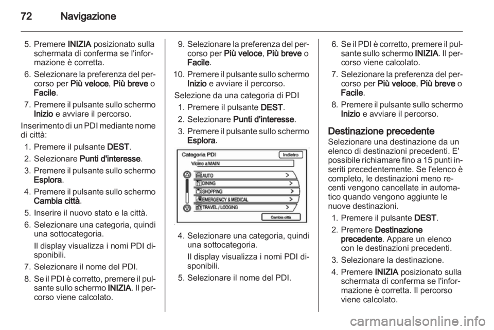 OPEL AMPERA 2013 Manuale del sistema Infotainment (in Italian) OPEL AMPERA 2013 Manuale del sistema Infotainment (in Italian)