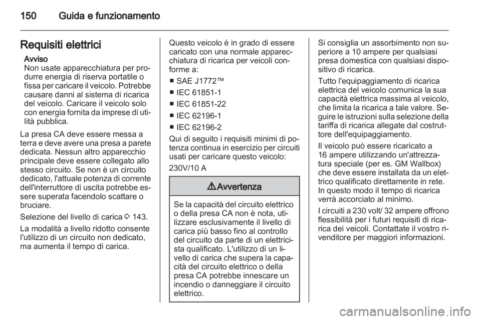 OPEL AMPERA 2013  Manuale di uso e manutenzione (in Italian) 