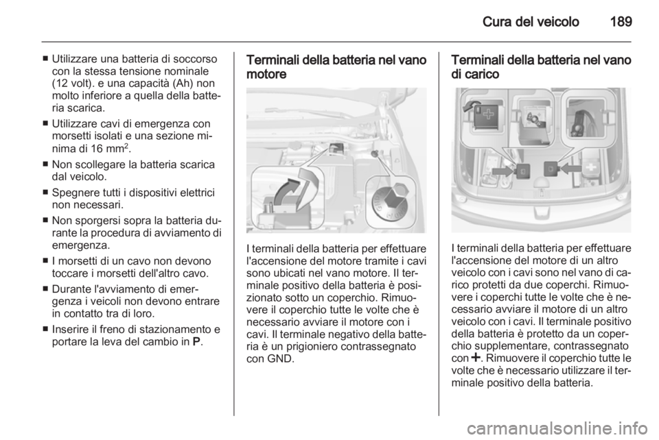 OPEL AMPERA 2013  Manuale di uso e manutenzione (in Italian) 