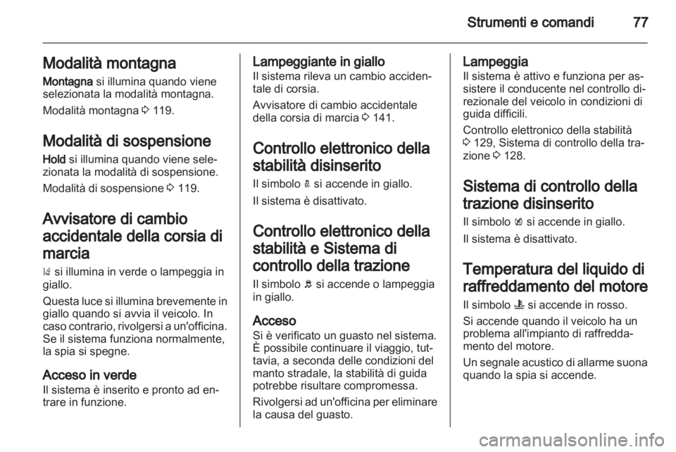 OPEL AMPERA 2013 Manuale di uso e manutenzione (in Italian) OPEL AMPERA 2013 Manuale di uso e manutenzione (in Italian)
