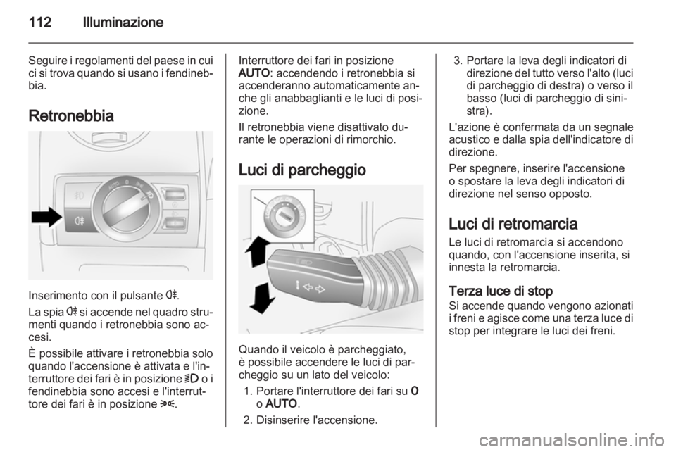 OPEL ANTARA 2011  Manuale di uso e manutenzione (in Italian) 