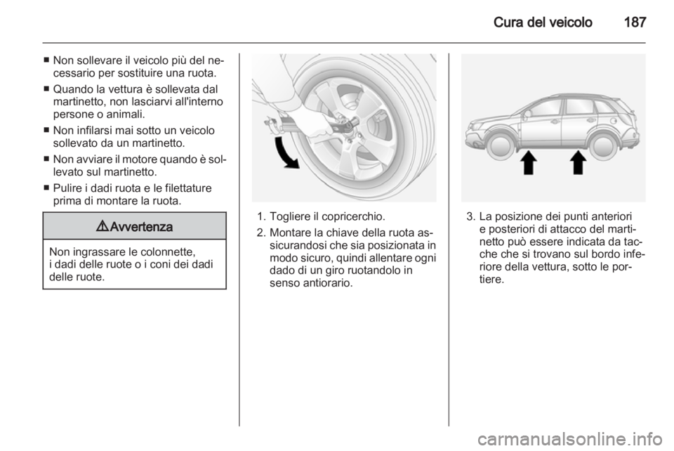 OPEL ANTARA 2011 Manuale di uso e manutenzione (in Italian) OPEL ANTARA 2011 Manuale di uso e manutenzione (in Italian)