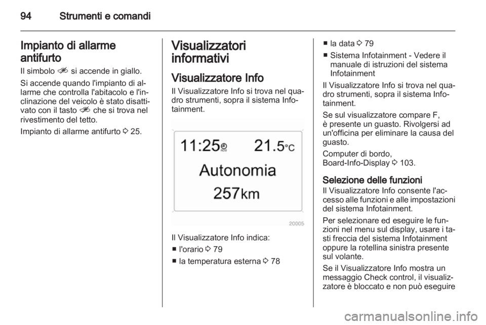 OPEL ANTARA 2011 Manuale di uso e manutenzione (in Italian) OPEL ANTARA 2011 Manuale di uso e manutenzione (in Italian)