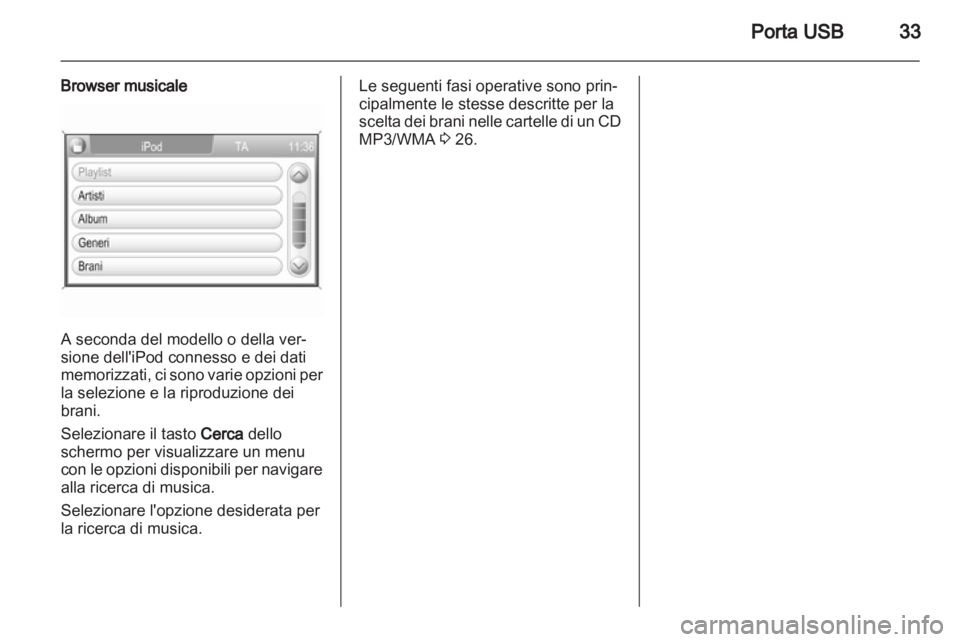 OPEL ANTARA 2012  Manuale del sistema Infotainment (in Italian) 