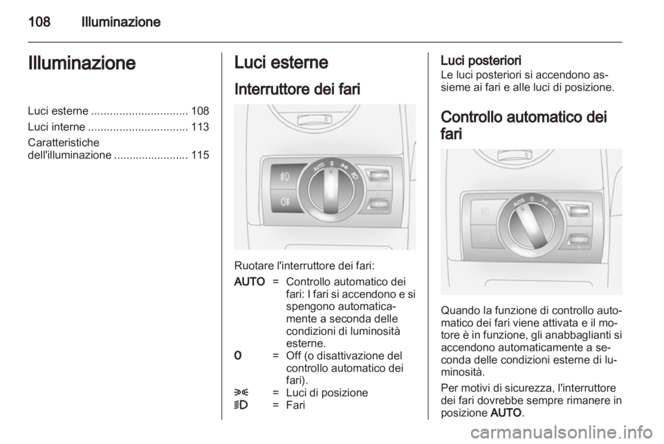 OPEL ANTARA 2012.5 Manuale di uso e manutenzione (in Italian) OPEL ANTARA 2012.5 Manuale di uso e manutenzione (in Italian)