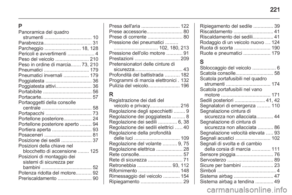 OPEL ANTARA 2012.5  Manuale di uso e manutenzione (in Italian) 