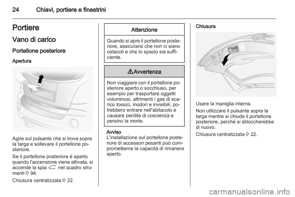 OPEL ANTARA 2012.5  Manuale di uso e manutenzione (in Italian) 