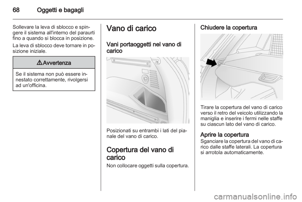 OPEL ANTARA 2012.5  Manuale di uso e manutenzione (in Italian) 