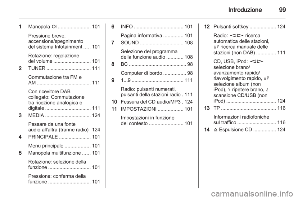 OPEL ANTARA 2013  Manuale del sistema Infotainment (in Italian) 