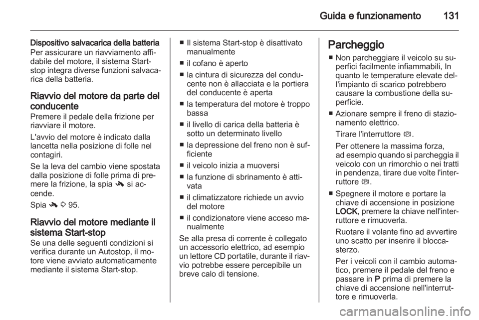 OPEL ANTARA 2013.5  Manuale di uso e manutenzione (in Italian) 