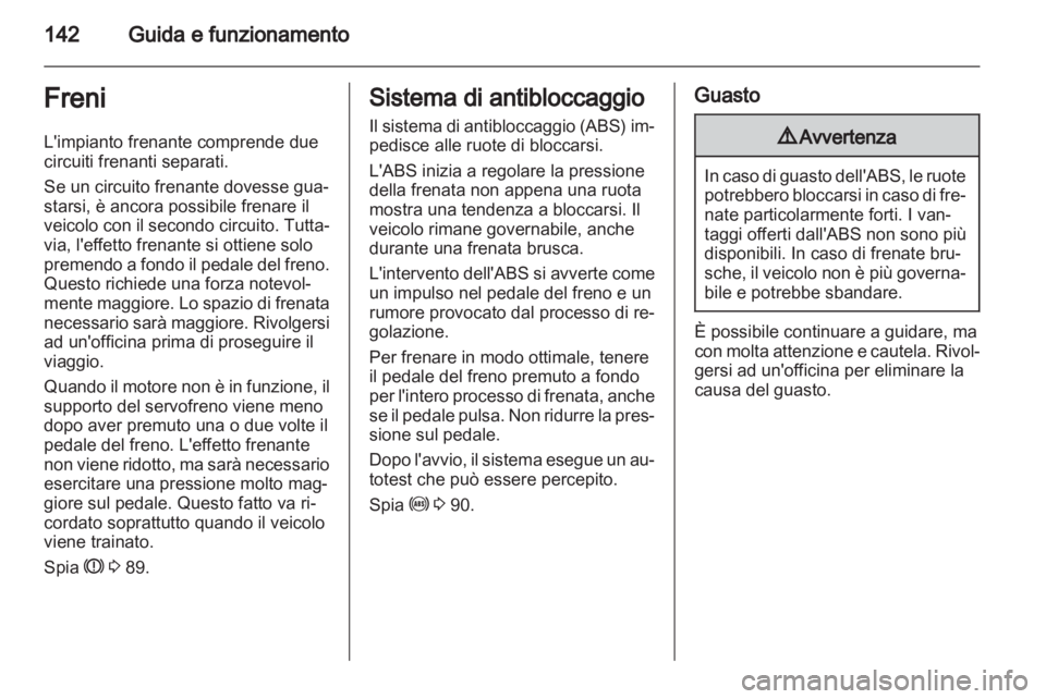 OPEL ANTARA 2013.5  Manuale di uso e manutenzione (in Italian) 