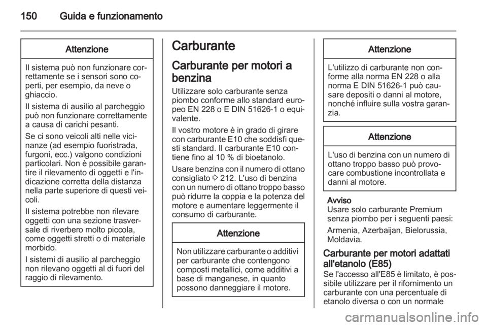 OPEL ANTARA 2013.5  Manuale di uso e manutenzione (in Italian) 