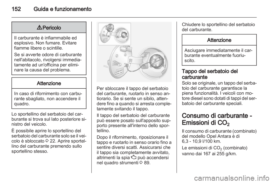 OPEL ANTARA 2013.5  Manuale di uso e manutenzione (in Italian) 