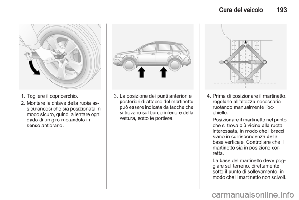 OPEL ANTARA 2013.5  Manuale di uso e manutenzione (in Italian) 