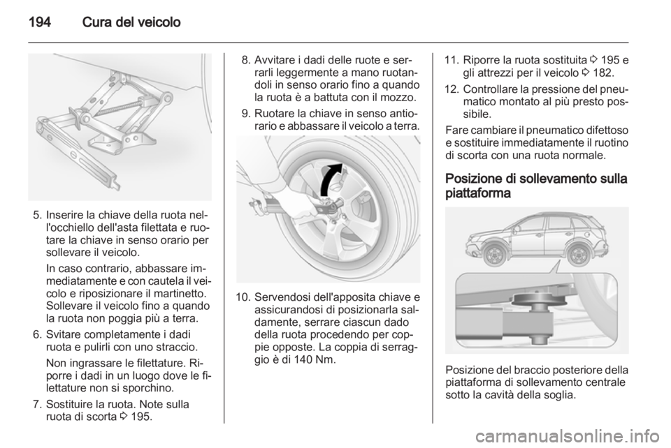 OPEL ANTARA 2013.5  Manuale di uso e manutenzione (in Italian) 